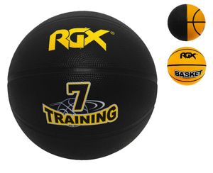 Мяч баскетбольный RGX-BB-09 Black/Yellow Sz7 RGX 4690507180785