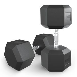 Гантель гексагональная UNIX Fit обрезиненная 40 кг / шт. UNIX Fit DBHEX40