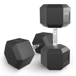 Гантель гексагональная UNIX Fit обрезиненная 37,5 кг / шт. UNIX Fit DBHEX37_5