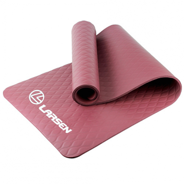 Коврик для фитнеса и йоги  Larsen NBR183 х 61 х 1 см бордовый Larsen 370094