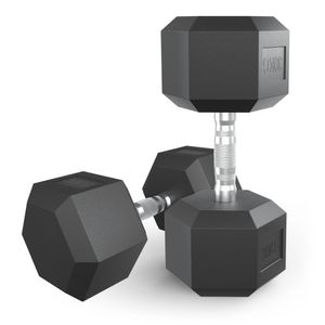 Гантель гексагональная UNIX Fit обрезиненная 30 кг, 2 шт. UNIX Fit™ DBHEX30x2