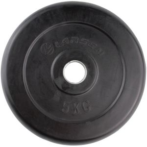 Диск обрезиненный NT121 черный д25,6мм  5кг Larsen 232231