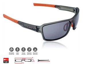 Очки SWISSEYE Freestyle dark grey crystal/orange - smoke FM SWISSEYE FSW14414