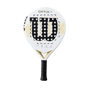 Ракетка для падела WILSON Optix V2 Lite WH, WR190711U2, для начин-х, стекловолокно,бело-черн-беж