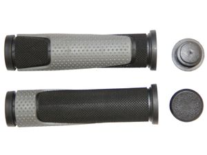 Грипсы 22,2x130мм, резина, чёрно-серые КИТАЙСКИЕ ПРОИЗВОДИТЕЛИ ZTB17720