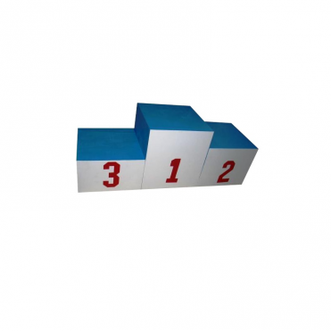 Пьедестал разборный на 3 места, на металлическом каркасе