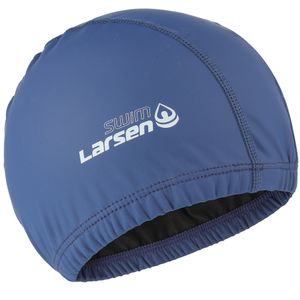 Шапочка плавательная Larsen Swim PU103 синяя Larsen 369123