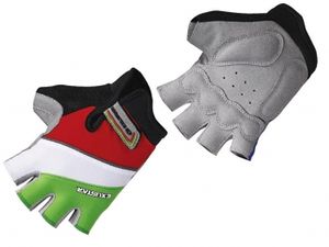 Перчатки детские E-CG250K-GR,L, красный/белый/зелёный EXUSTAR FTB90068