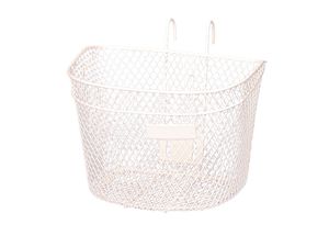 Корзина перед. с крючками 29х26х22 белая ТАЙВАНЬСКИЕ ПРОИЗВОДИТЕЛИ NTB17013