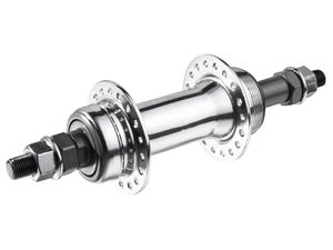 Втулка MTB зад. стальная под трещ. 36H на гайках серебр. КИТАЙСКИЕ ПРОИЗВОДИТЕЛИ ZTB17676