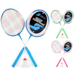 Набор бадминтонный Start Up R-219 (2 ракетки, волан, чехол) (зеленый, голубой, розовый) Start Up 286604