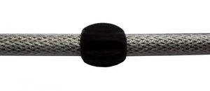 CHA095 Защитная насадка на оболочку троса. Силикон. Чёрная. 6шт JAGWIRE NJG50689