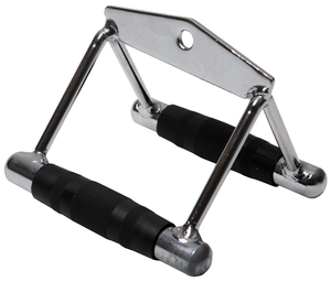 Рукоятка для тяги к животу (узкий параллельный хват) обрезиненная Original FitTools FT-MB-SRB