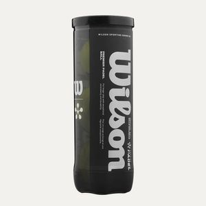 Мяч для падела Wilson Premier Padel, WR8908401001, уп.3 шт, войлок, нат.резина,желтый