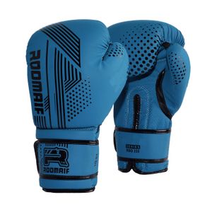 Боксерские перчатки RBG-335 Dх Blue (8 oz) Roomaif RBG-332 Dх Blue