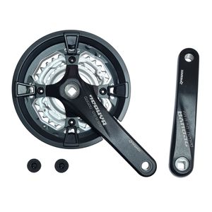 Система ZEPHYR шатун 170мм матовый чёр. звёзды 44-32-24T ал. PROWHEEL ZTB20766