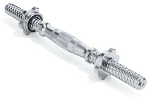 Гриф для гантелей  25 мм. Длина 350 мм. анатомический (под гайку) VictoryFit VF-S2535