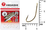 Крючок HIGASHI Akitakitsune ringed #2 Gold