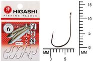 Крючок HIGASHI Umitanago ringed #6 White UV