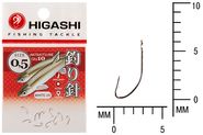 Крючок HIGASHI Akitakitsune ringed #0,5 White UV