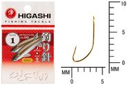 Крючок HIGASHI Akitakitsune ringed #1 Gold