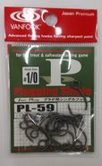 Крючки VANFOOK PL-59 #1/0 zero black