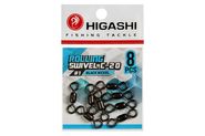 Вертлюг HIGASHI Rolling swivel C-20 #1 black nickel