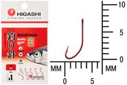Крючок HIGASHI Akitakitsune ringed #1 Red