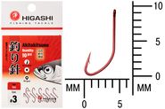 Крючок HIGASHI Akitakitsune ringed #3 Red