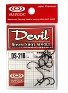 Крючки VANFOOK DS-21B stealth black #5