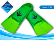 Ласты для бассейна размер 27-29 SWIM TEAM :ТЕ-2737-3  (салатовый) 00082