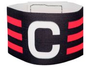 Капитанская повязка с продольными полосами. Длина 33 см, ширина 7 см.  С-КВ2  (чёрный) 00184