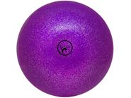 Мяч для художественной гимнастики GO DO. Диаметр 19 см. Цвет: фиолетовый с глиттером. GETSPORT 00632