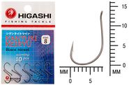 Крючок HIGASHI Kantuki Keiryu #8 Black nickel