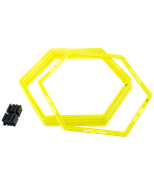 Набор шестиугольных напольных обручей Jogel Agility Hoops (JA-216) 6 шт УТ-00016902