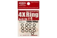 Заводные кольца VANFOOK 4R-75B #6 stealth black