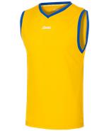 Майка баскетбольная JBT-1020-TEE-047, желтый/синий S Jögel УТ-00013538