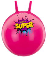 Фитбол детский с рожками Core GB-406 антивзрыв, 500 гр, розовый, 45 см Starfit УТ-00020238