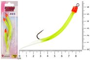 Крючок оснащенный кембриком HIGASHI Gummi Makk #4/0 (set-3pcs) #03 Yellow