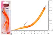 Крючок оснащенный кембриком HIGASHI Gummi Makk #6/0 (set-3pcs) #05 Orange