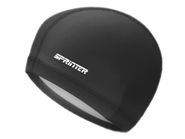 Шапочка для плавания комбинированная SPRINTER :PU-1117  (Чёрный) GETSPORT 06316
