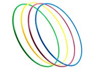 Обруч гимнастический цветной, стальной. Диаметр -  90 см: D-90cm-900 гр 07004