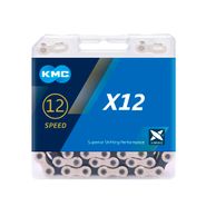 Цепь KMC X12 NP/BKS 126L с замком в торг.уп. KMC ZTB22304