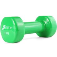 Гантель виниловая Start Up NT08010 3 кг green Start Up 353656