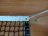 Сетка для большого тенниса нить 3 мм с тросом 080330