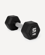 Гантель гексагональная DB-301PRO 5 кг, обрезиненная, черный Starfit ЦБ-00003799