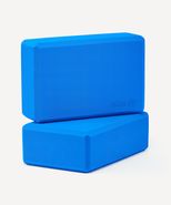 УЦЕНКА Блок для йоги STARFIT YB-200 EVA, темно-синий, пара STARFIT ЦБ-00004151