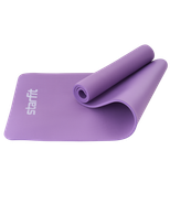 Коврик для йоги и фитнеса FM-301, NBR, 183x61x1,0 см, фиолетовый пастель Starfit УТ-00018919