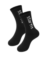 Носки спортивные Crew, черный, р. 43-46, 2 пары