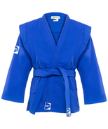 Куртка для самбо Junior SCJ-2201, синий, р.2/150 Green Hill УТ-00014066